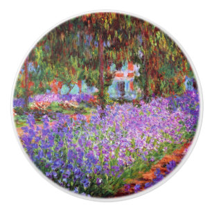 Bouton De Porte En Céramique Le jardin de l'artiste chez Giverny par Monet