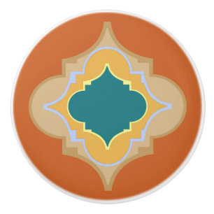 Bouton De Porte En Céramique Les teintes marocaines en terre cuite