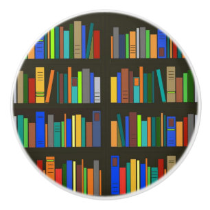 Bouton De Porte En Céramique Livres Librairies Design Ceramic Knob