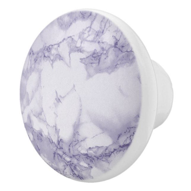 Bouton De Porte En Céramique Marbre pourpre (Droite)