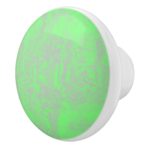 Bouton De Porte En Céramique marbre vert et gris