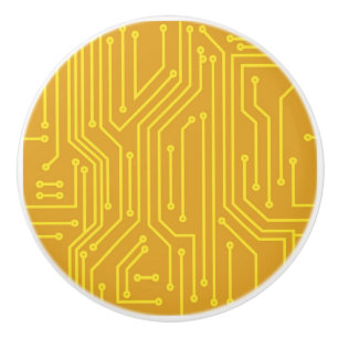 Bouton De Porte En Céramique Matériel informatique abstrait