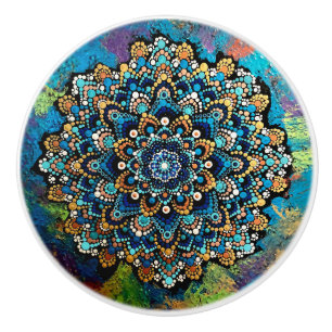 Bouton De Porte En Céramique Méditation Ceramic Knob