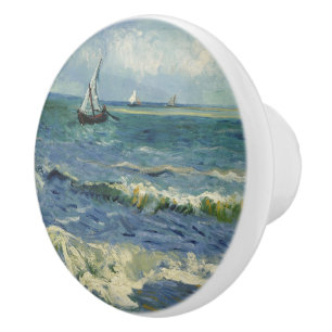 Bouton De Porte En Céramique Mer vintage près des Saintes-Maries-de-la-Mer