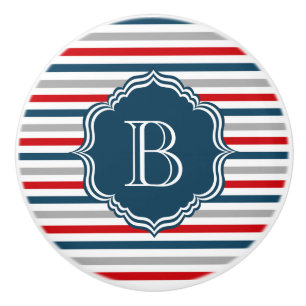 Bouton De Porte En Céramique Monogram design