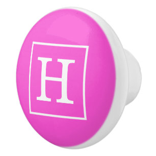 Bouton De Porte En Céramique Monogram initial