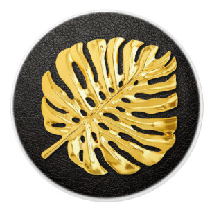 Bouton De Porte En Céramique Monstère d'or