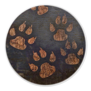 Bouton De Porte En Céramique Motif brut