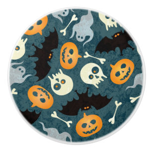 Bouton De Porte En Céramique Motif de Halloween