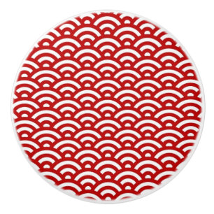 Bouton De Porte En Céramique Motif de Japonais