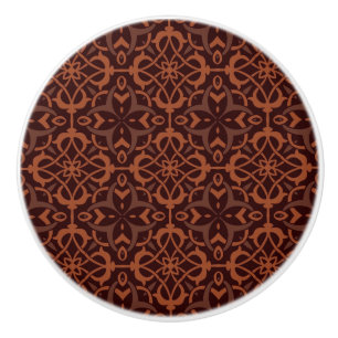 Bouton De Porte En Céramique Motif géométrique moderne ethnique