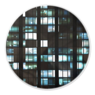 Bouton De Porte En Céramique Motif lumineux de fenêtres