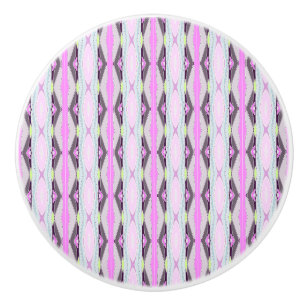 Bouton De Porte En Céramique Motif rose unique