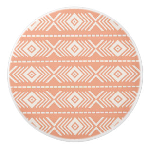 Bouton De Porte En Céramique Motif tribal