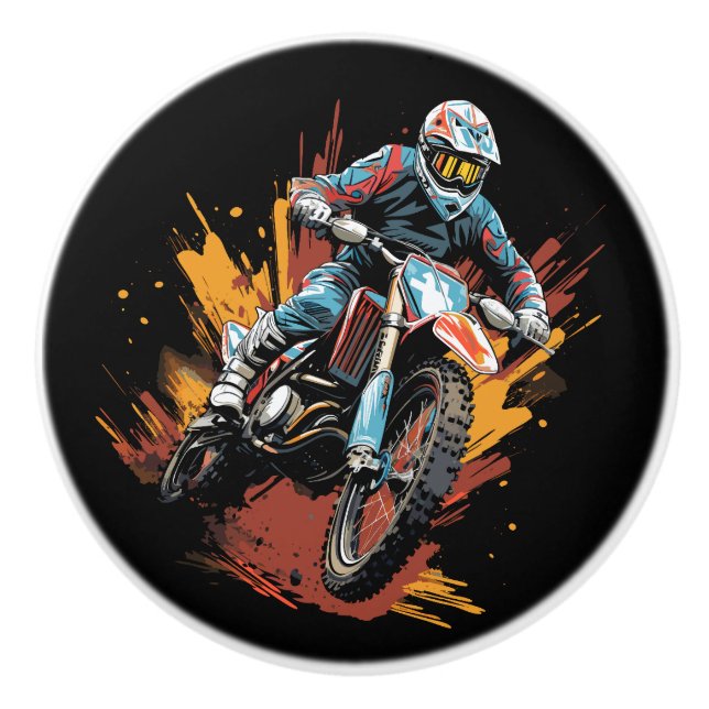 Bouton De Porte En Céramique Moto Slick Vélo Dirt (Devant)