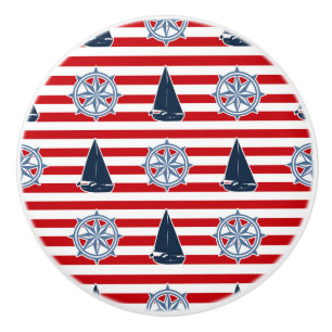 Bouton De Porte En Céramique Nautical design
