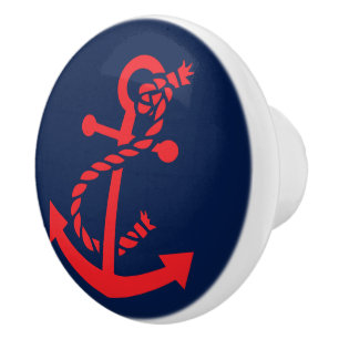 Bouton De Porte En Céramique Nautique