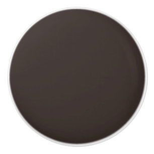 Bouton De Porte En Céramique Noyer solide, Brown,