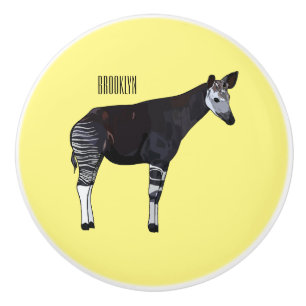 Bouton De Porte En Céramique Okapi