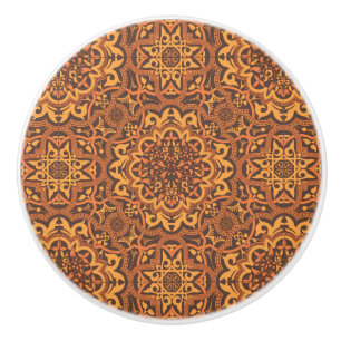 Bouton De Porte En Céramique Ornement arabe élégant