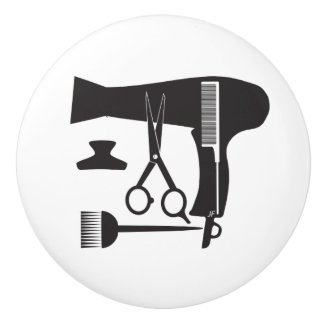 Bouton De Porte En Céramique Outils de coiffures