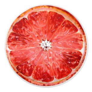 Bouton De Porte En Céramique Pamplemousse