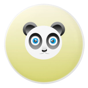 Bouton De Porte En Céramique Panda Ceramic Knob
