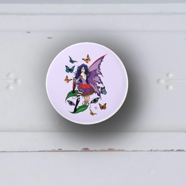 Bouton De Porte En Céramique Papillons aux champignons poilus (Créateur téléchargé)