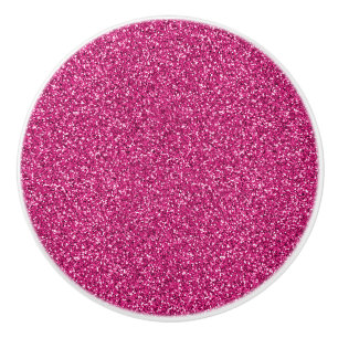 Bouton De Porte En Céramique Parties scintillant rose Smitten