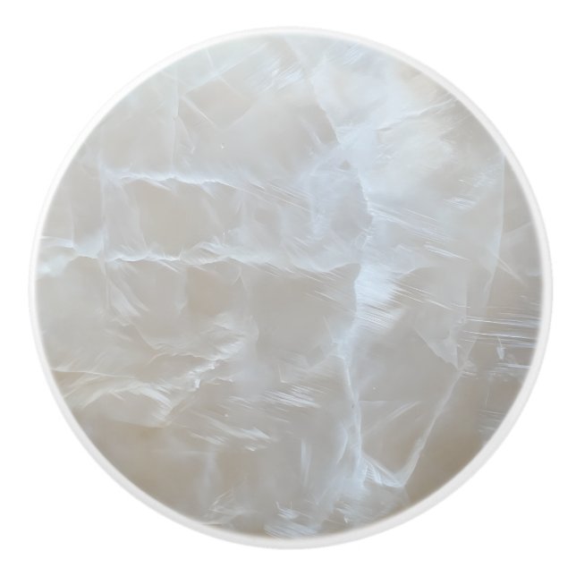 Bouton De Porte En Céramique Pearl Nacre Motif (Devant)