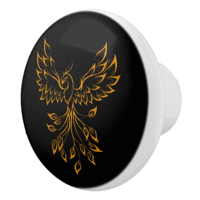 Bouton De Porte En Céramique Phoenix de cuivre  (Droite)