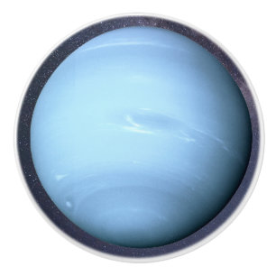 Bouton De Porte En Céramique Planète Neptune