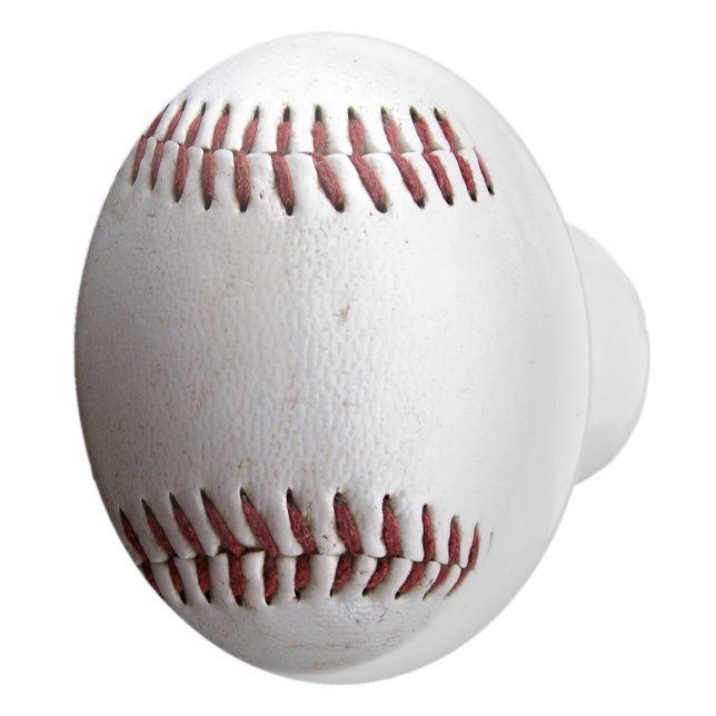 Bouton De Porte En Céramique Points de base-ball (Droite)