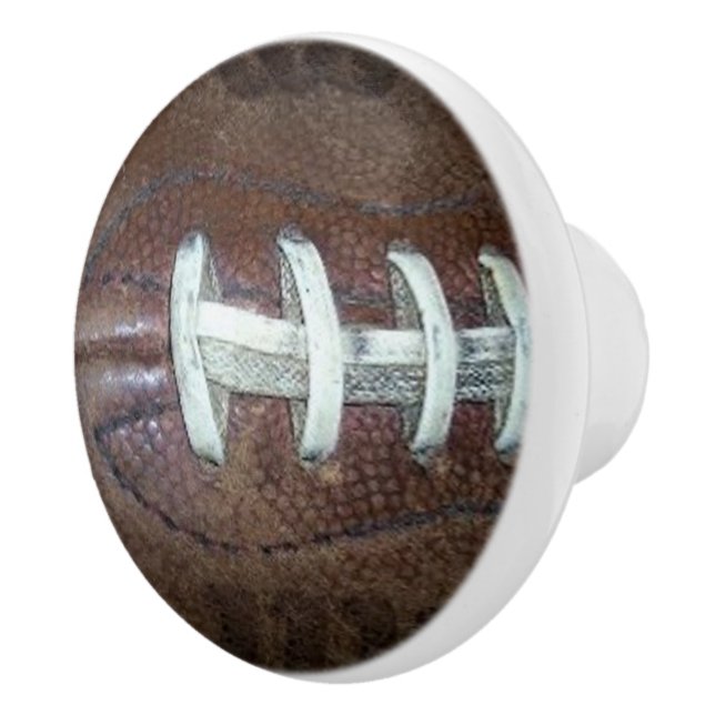 Bouton De Porte En Céramique Points du football (Droite)