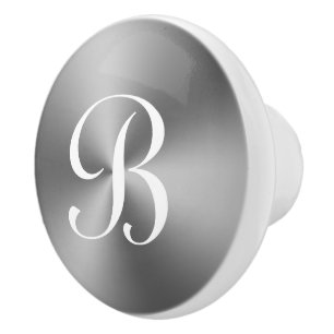 Bouton De Porte En Céramique Porte en marbre métallique argenté et tiroirs