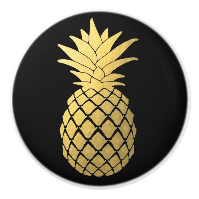 Bouton De Porte En Céramique Pulls à ananas - SRF (Devant)