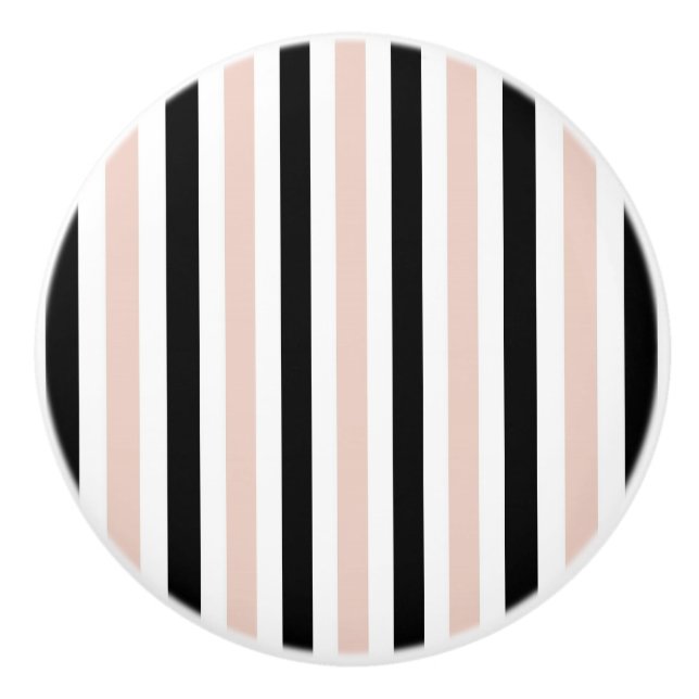 BOUTON DE PORTE EN CÉRAMIQUE RAYURES CHICS DU TIROIR KNOBS_GIRLY (Devant)