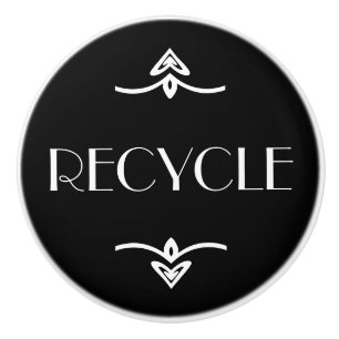 Bouton De Porte En Céramique Recycler