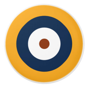 Bouton De Porte En Céramique Roundel RAF Type A.1