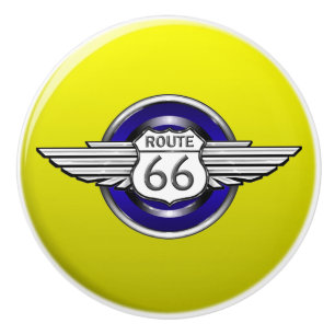 Bouton De Porte En Céramique Route 66 Ceramic Knobs - SRF