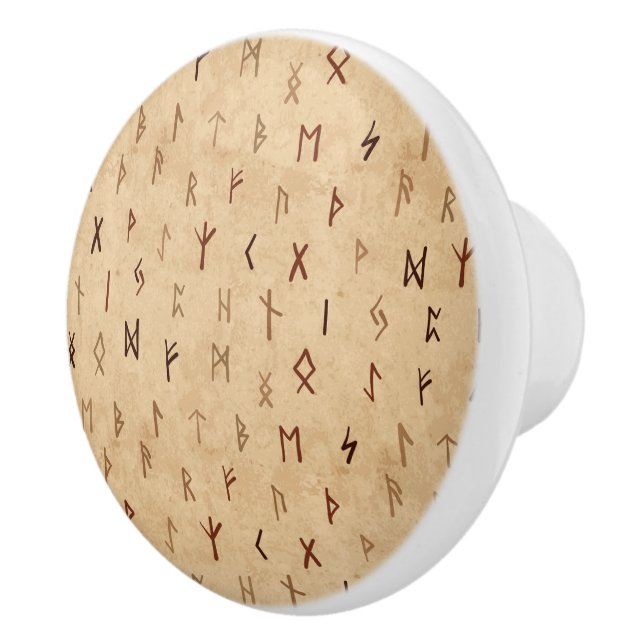 Bouton De Porte En Céramique Runes Knob (Droite)