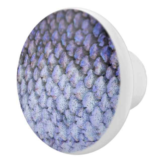 Bouton De Porte En Céramique Saumon chatoyant (Droite)