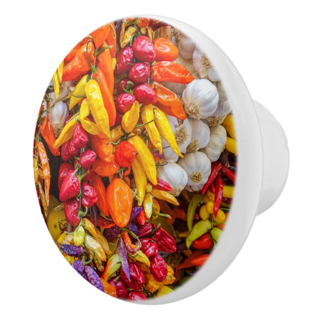 Bouton De Porte En Céramique Saveurs méditerranéennes (Droite)
