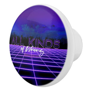 Bouton De Porte En Céramique SlipperyJoe's toutes sortes tort bold 3D texte ret