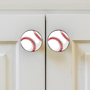 Bouton De Porte En Céramique Sports de baseball