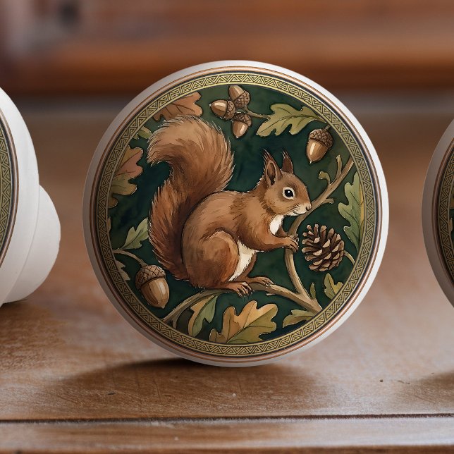 Bouton De Porte En Céramique Squirrel Ceramic Pull Knob (Créateur téléchargé)