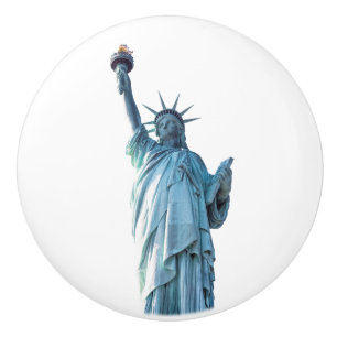 Bouton De Porte En Céramique Statue de la liberté