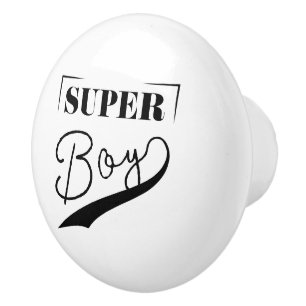 Bouton De Porte En Céramique Super Boy