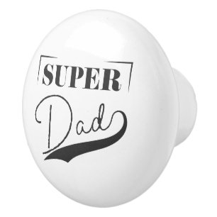 Bouton De Porte En Céramique Super papa