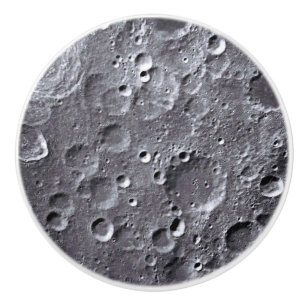 Bouton De Porte En Céramique Surface de lune